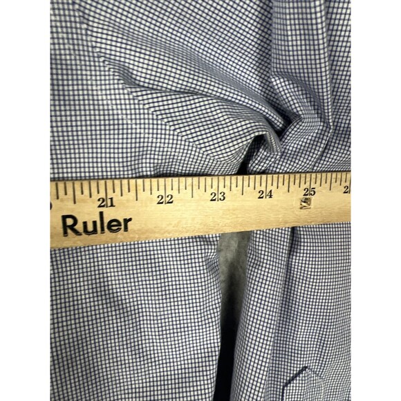 Brooks Brothers 1818 Classic Shirt Mens 16.5-34 Pin Check Long Sleeve Button Up - Picture 8 of 9